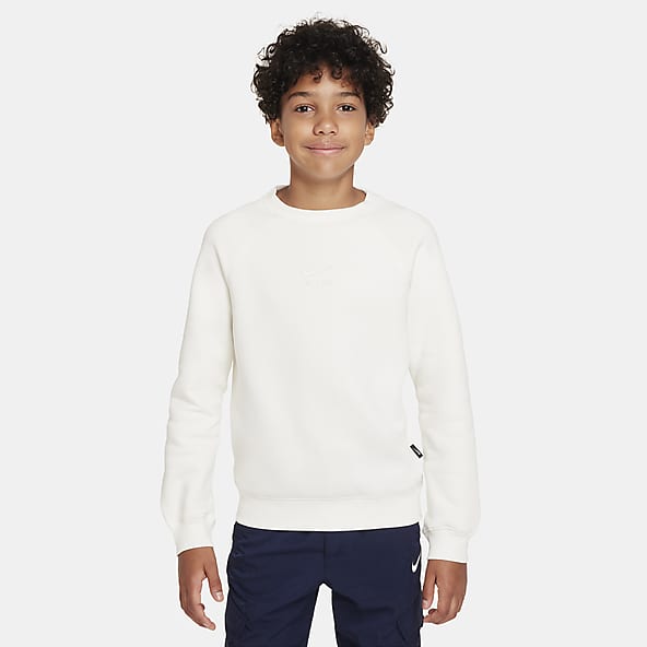 Boys White Sweatshirts. Nike